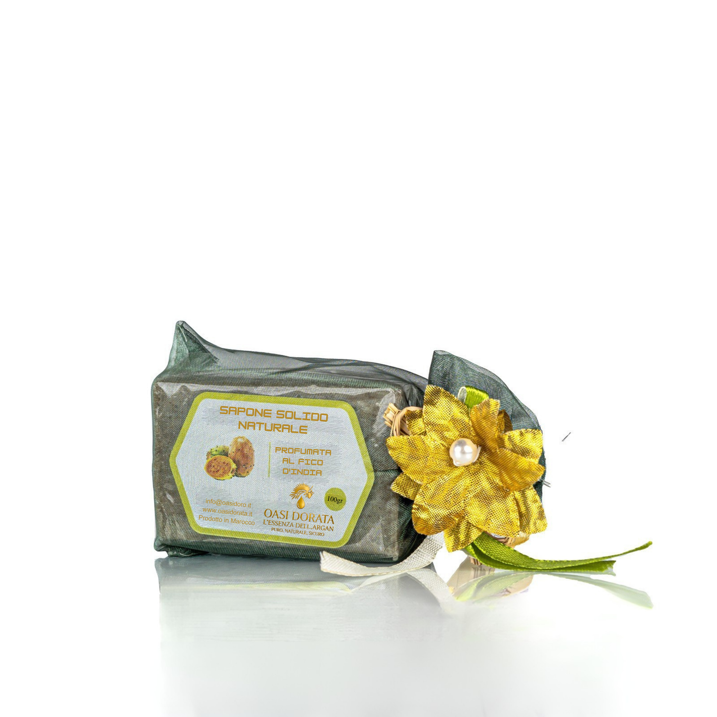 Sapone Solido Naturale al Fico d’India – Oasi Dorata