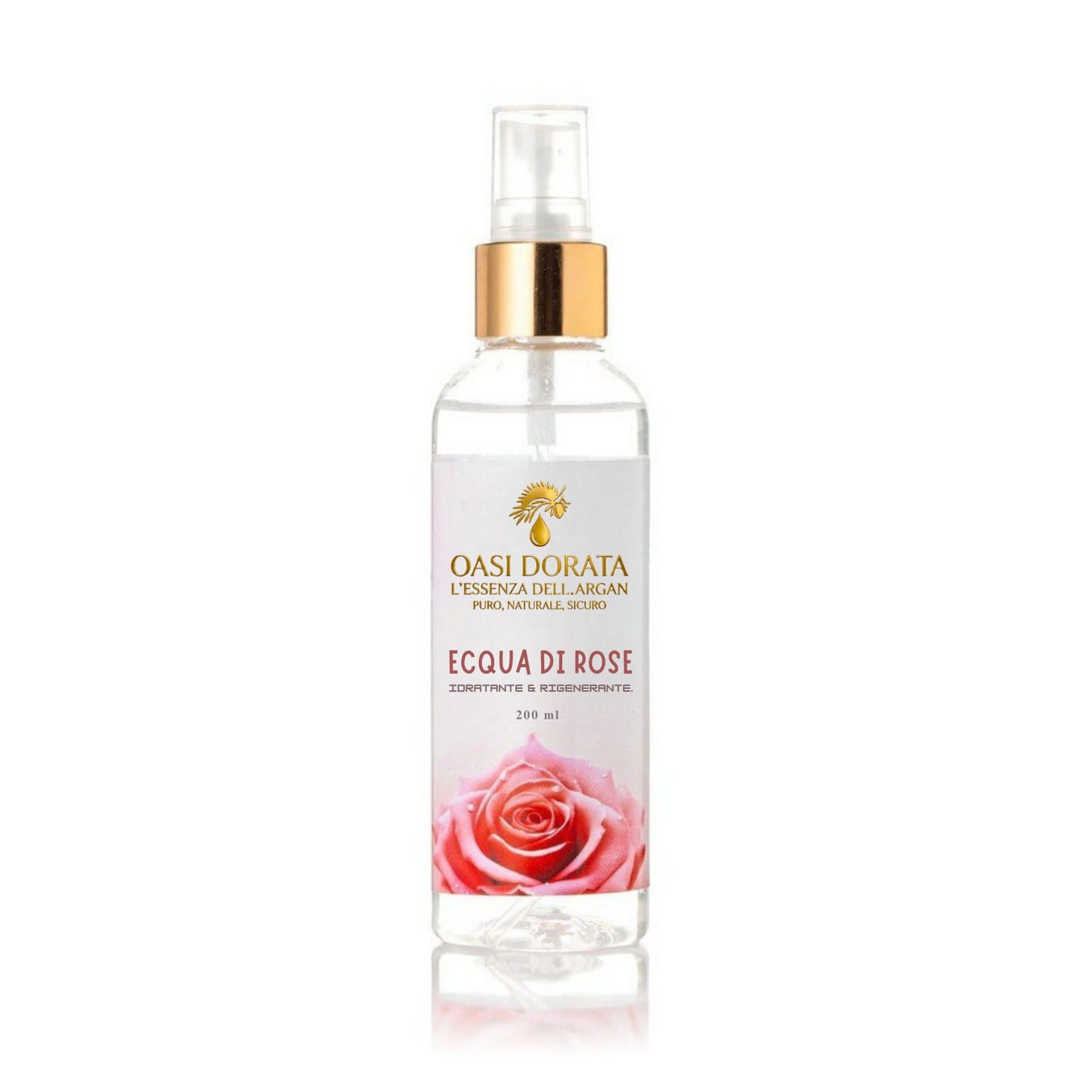 Acqua di Rose 100% Naturale – Oasi Dorata