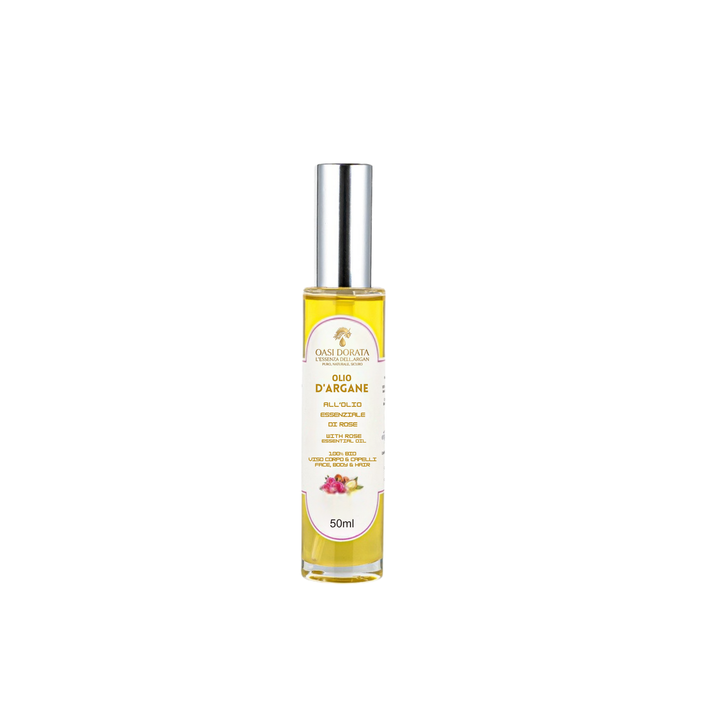 Olio d'Argan alle Rose Oasi Dorata (50ml)