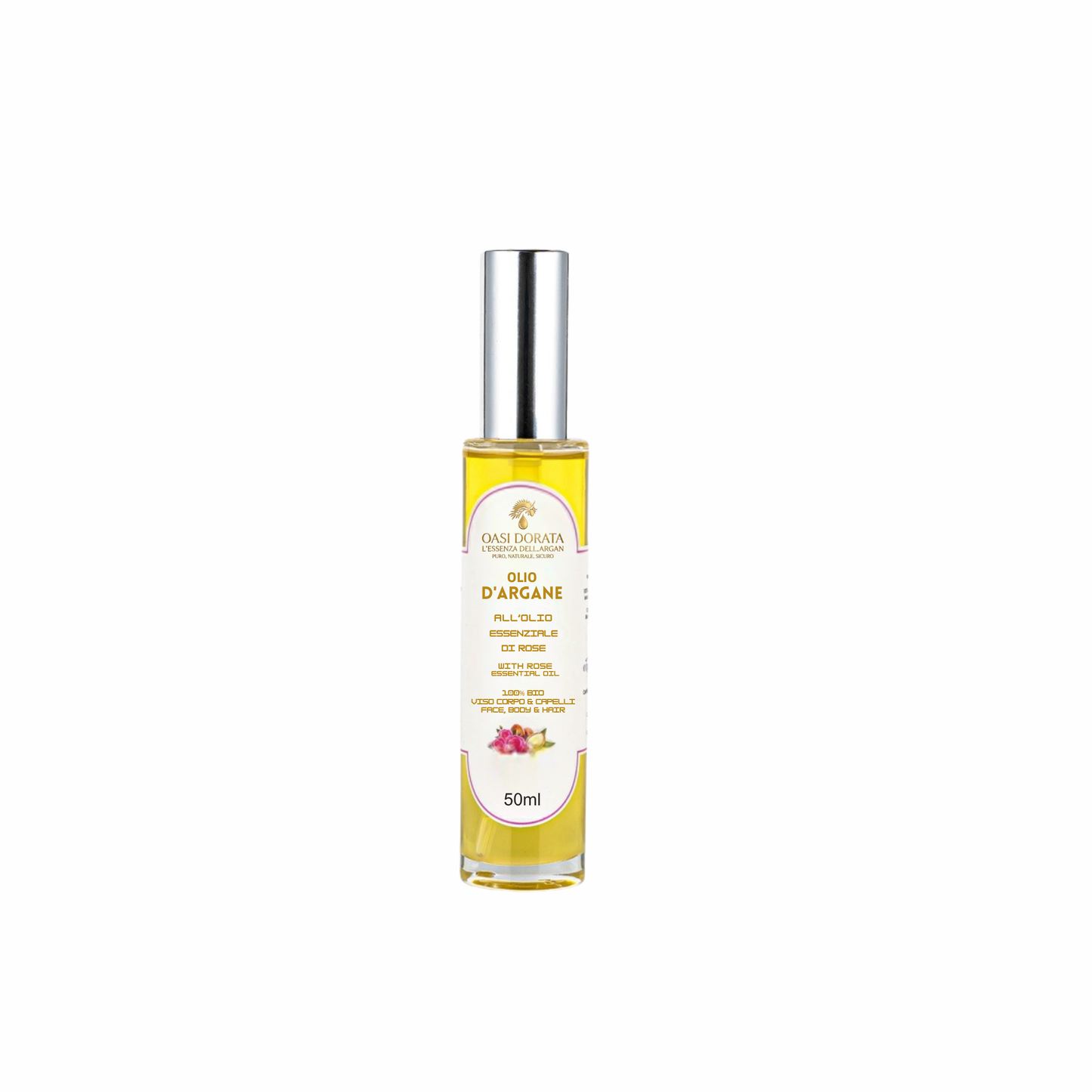 Olio d'Argan alle Rose Oasi Dorata (50ml)